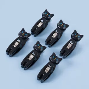 6Pcs Cat Shaped Bag Clips, Paper Clamp, Chip Food Storage Bag Seal Clamp - Picture 1 of 10