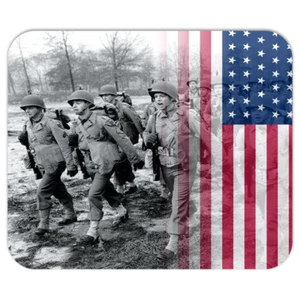 Alfombrilla de ratón personalizada de la Segunda Guerra Mundial con soldados MP020-REC - Imagen 1 de 1