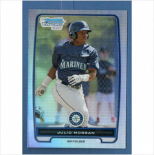 2012 (MARINERS) Bowman Chrome Prospects Refractors #BCP124 Julio Morban