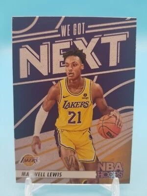 2023-24 Panini NBA Hoops Maxwell Lewis Rookie #5 We Got Next RC LA Lakers - Image 1 of 2