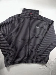 Supreme Reflective Pinstripe Track Jacket 'Black' Size XL (new With Defects) - Picture 1 of 8
