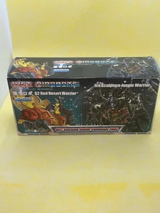 WST Transformers G2 Guerrero del Desierto Rojo y Escultura de Hielo Guerrero de la Selva Sin usar, en caja sellada - Imagen 1 de 2