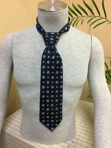 Corbata de seda italiana Hathaway terminada a mano 100 % 58 largo 4 anchos - Imagen 1 de 5