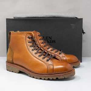 Allen Edmonds Discovery Cognac Lace Up Boots, Size 9 3E - Picture 1 of 7
