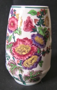 WEDGWOOD ''HOLLYHOCKS'' VASE, B3013, DATED 1927, PERFECT - Picture 1 of 3