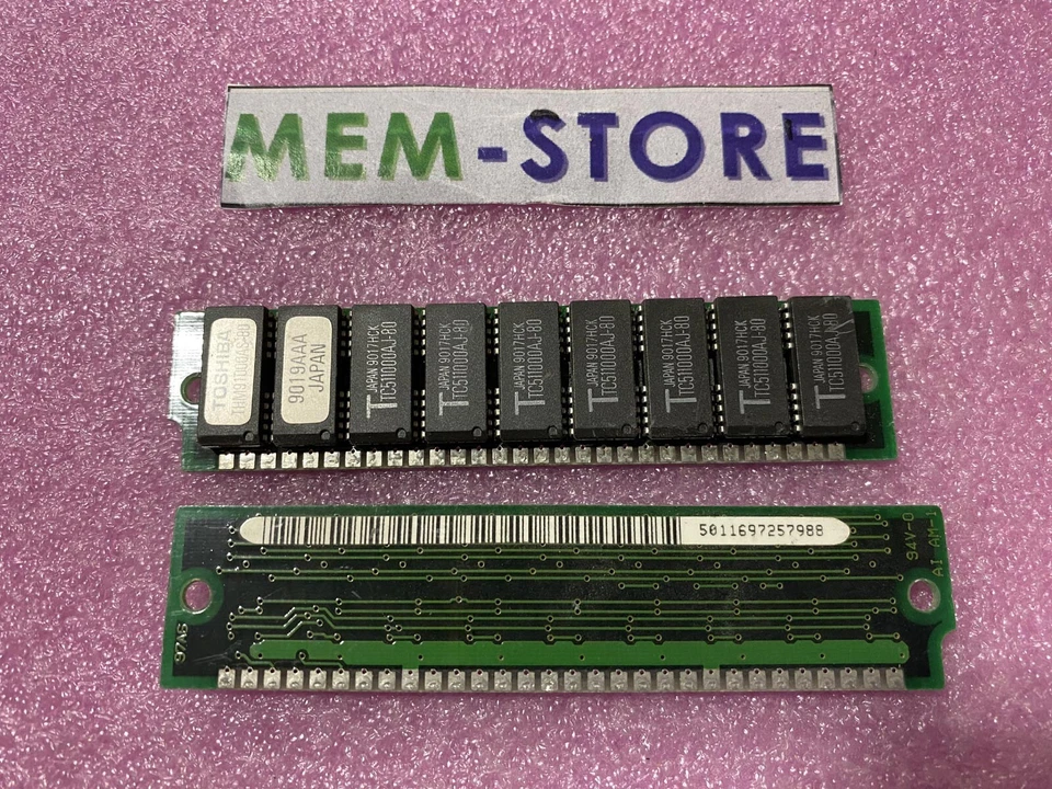 Lot of 10 Toshiba THM91000AS-80 2MB (2x1MB) Original -Contact us for quantity - Image 1 of 1