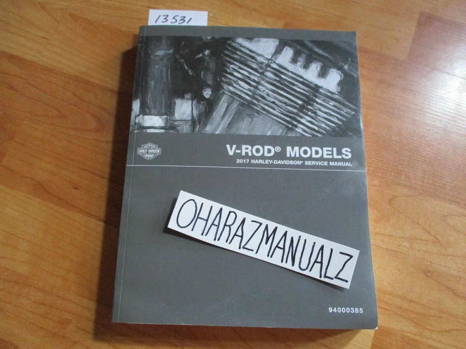 Harley-Davidson V-ROD 2017 modelos suplemento manual de servicio Foto 1 de 1