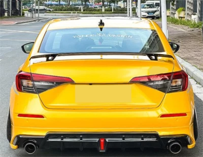 ABS Rear Black Wing Spoiler For Chevrolet Malibu Chevy Sedan 4-Door 2013-2022 Foto 1 de 4