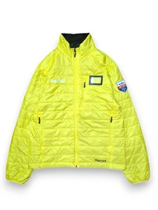 Marmot Micro Puffer Light Jacket Outdoor Steamboat USA Ambassador Yellow Men's L - Picture 1 of 9