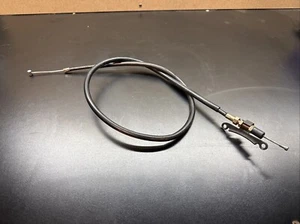1982-1983 Yamaha XT550 Clutch Cable And Cable Mount  - Picture 1 of 4