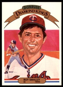 1982 Donruss Baseball Card Roy Smalley M Minnesota Twins #22