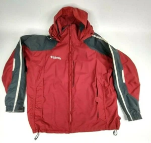 Columbia Sportswear Core Interchange Men's Maroon Winter Jacket Hooded X-Large  - Picture 1 of 12
