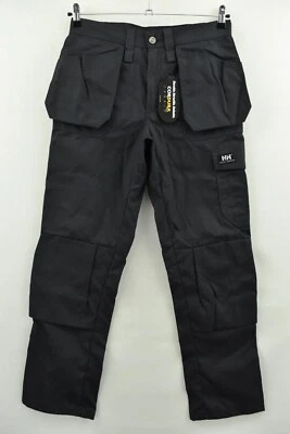 HELLY HANSEN Workwear Cordura Fabric Pant Black Long Trousers C46 NEW BNWT - Image 1 of 4