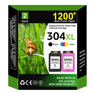 1-4pk 304XL PATRONEN für HP DESKJET 2620 2630 3720 3730 HP Envy 5000 5010 5030 - Bild 1 von 11