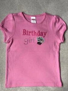 GYMBOREE NWT Birthday Girl Cupcake Short Sleeve Costume Tee T-Shirt size 5 years - Picture 1 of 2