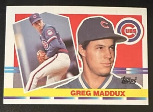 1990 Topps Big - #204 Greg Maddux Cubs HOF - Picture 1 of 2