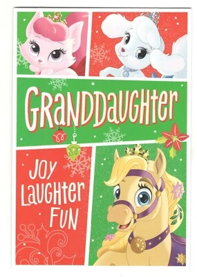 SOBRE DE TARJETA DE FELICITACIÓN DE Navidad sello nieta mascotas palacio disney mg14 Foto 1 de 3