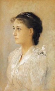 Stampa artistica archivio Gustav Klimt Emilie Floge invecchiato 17"x 22" - Foto 1 di 1