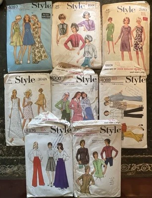 Vintage Style Sewing Patterns- Job Lot Of 8 - Image 1 of 4
