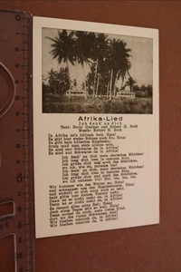 tolle alte Liedkarte - Afrikalied  - Picture 1 of 2