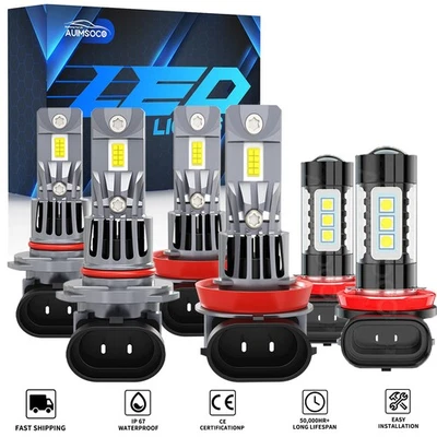 Faro antiniebla LED de 4 puertas para furgoneta de pasajeros Toyota Sienna 2011-2020 con ventilador Foto 1 de 4