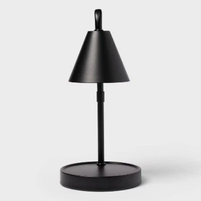 Candle Lamp Warmer Black Metal - Room Essentials - Image 1 of 3