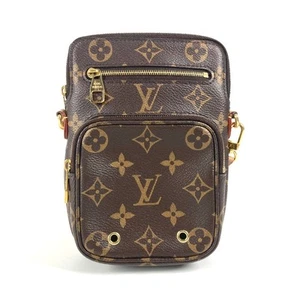 LOUIS VUITTON M80746 Monogram Utility Pochette Chain Pouch Small Shoulder Bag - Picture 1 of 14