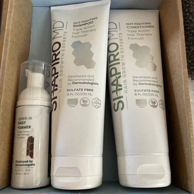 Kit de pérdida de cabello patentado Shapiro MD para cabello más grueso, lleno y saludable Foto 1 de 2