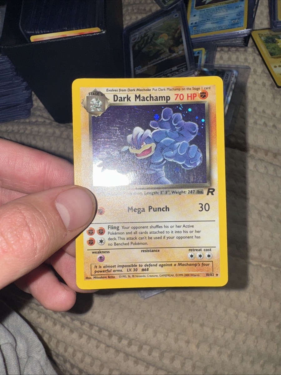 Darkness Machamp Pokémon TCG Team Rocket Individual Darkness Machamp Pokémon TCG Team Rocket Individual