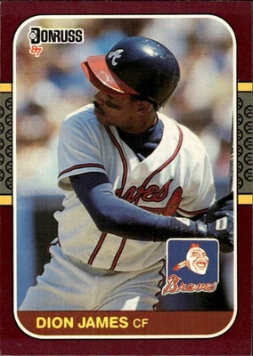 1987 Donruss Opening Day #44 Dion James [GOATCARDS] - Image 1 of 2