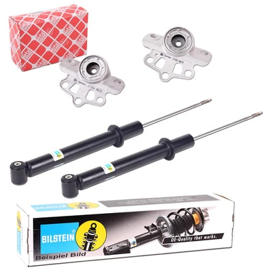 2x BILSTEIN B4 GAS STOSSDÄMPFER + FEBI DOMLAGER HINTEN passend für OPEL ADAM - Bild 1 von 4