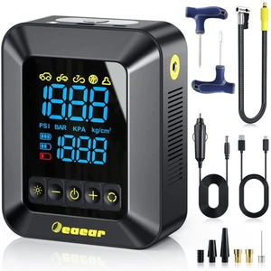 Car Tire Air Pump Inflator Compressor 12000mAh Battery Portable 150PSI Cordless - Picture 1 of 8