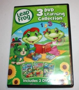 Leap Frog 3 DVD Learning Collection Alphabet, Learn to Read, & Numbers - Picture 1 of 5