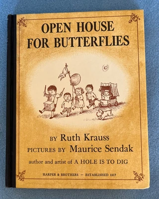 Open House For Butterflies by Maurice Sendak, 1st Ed. 1st Printing 1960 Book — 第 1/4 张图片