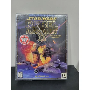 Star Wars: Rebel Assault II 2 The Hidden Empire BIG BOX (PC 1995) NEU! - RAR! - Bild 1 von 3