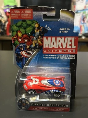 Maisto Marvel Universe Diecast Collection Car Captain America - Image 1 of 2