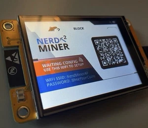Nerdminer v2, Lotterie BitCoin Miner - neueste Version 1.7. geflasht✅✅ - Bild 1 von 1
