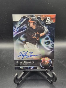Bowman Platinum Top Prospects Dylan Beavers 2023 #TOP-82 Auto Orioles - Imagen 1 de 6