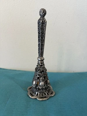 Винтажный оловянный австралийский держатель Tussie Mussie Posy декоративный филигранный свадебный выпускной - Изображение 1 из 4