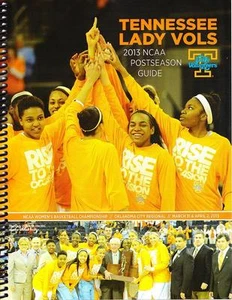 2013 Tennessee Lady Volunteers NCAA Sweet 16 Basketball Media Guide - Picture 1 of 1