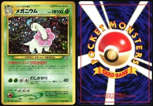 MEGANIUM NO. 154 NEO PREMIUM FILE 1 POKEMON JAPANESE HOLO PROMO 2000 NM - Picture 1 of 4