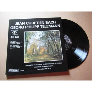 LIBOR NOVACEK / OTOKAR STEJSKAL concerto BACH TELEMANN SARASTRO 45 TOURS 12" - Picture 1 of 1