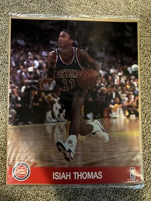 Foto de acción 1990-91 NBA HOOPS 8X10 ISIAH THOMAS DETROIT PISTONES ¡NUEVO! RARO 🔥🔥 Foto 1 de 3
