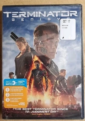 Terminator Genisys DVD 2015 Arnold Schwarzenegger New Sealed Fast Free Shipping  - Image 1 of 2