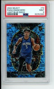 2022-23 Panini Select Paolo Banchero Light Blue Prizm #88/99 Rookie A207