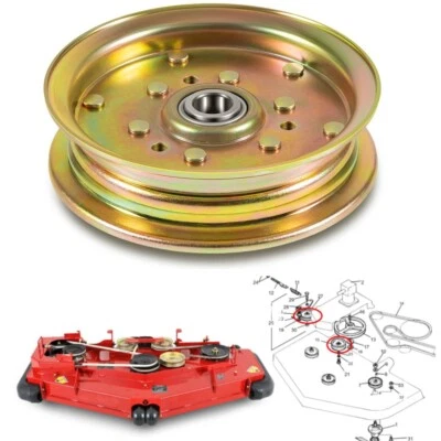 88663 Finish Mower Idler Pulley Replacement for Bush Hog MTH600, RDTH72 - Image 1 of 4