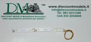 052 D.M.Stripe 6 LED SMD Licht Warmweiß Für Reisezugwagen Mis. 100 X 8 MM - Bild 1 von 1
