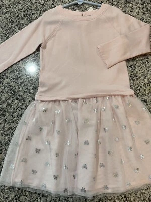 Carter’s Pink Casual Sweater Dress Sz 7 Fast Shipping! — 第 1/4 张图片