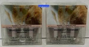 Bath & Body Works Mahagoni Teakholz Wandblumen Nachfüllbirnen 4er Set - Bild 1 von 2