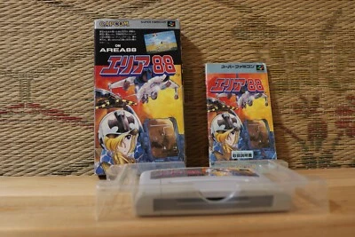 Area 88 w/box manual Nintendo Super Famicom SFC Very Good Condition! - Image 1 of 4
